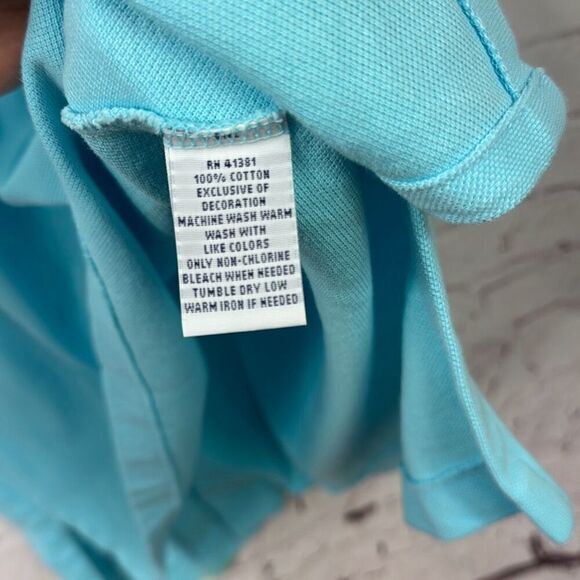Polo Ralph Lauren Shirt Mens 2XB 2X Big Short Sleeve Golf Performance Blue - Picture 7 of 10